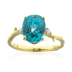 14K Ratanakiri Zircon Gold Ring (Smithsonian)