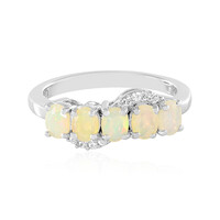 Welo Opal Silver Ring