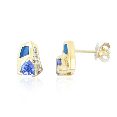 14K Tanzanite Gold Earrings