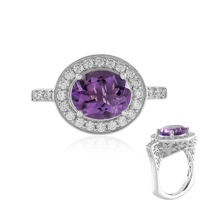 Amethyst Silver Ring (Dallas Prince Designs)