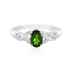 Russian Diopside Silver Ring