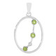 Peridot Silver Pendant