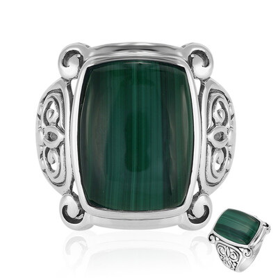 Malachite Silver Ring (Art of Nature)