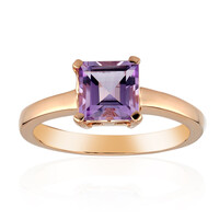 Rose de France Amethyst Silver Ring