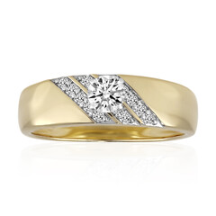 18K IF (D) Diamond Gold Ring