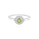 Peridot Silver Ring