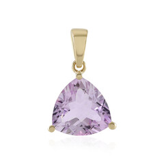 Rose de France Amethyst Silver Pendant