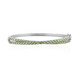 Peridot Silver Bangle