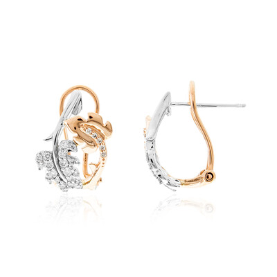 14K I1 (H) Diamond Gold Earrings (Smithsonian)