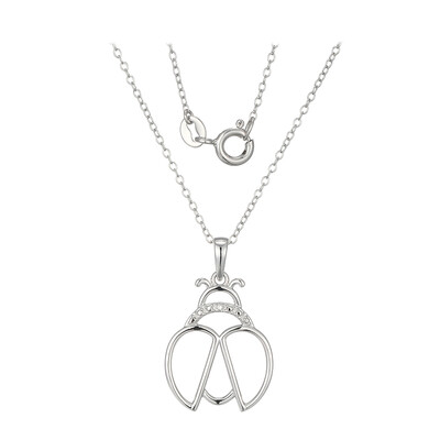 I3 (I) Diamond Silver Necklace