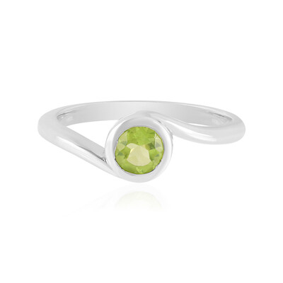 Arizona Peridot Silver Ring