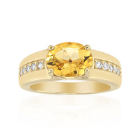 Citrine Silver Ring