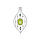 Arizona Peridot Silver Pendant