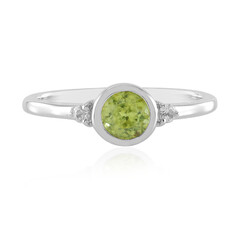 Sphene Silver Ring