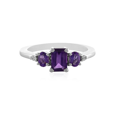 Amethyst Silver Ring