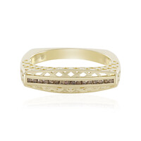 9K I2 Champagne Diamond Gold Ring (Ornaments by de Melo)