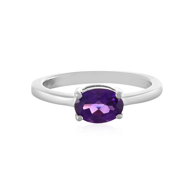 Moroccan Amethyst Silver Ring