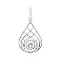 Herkimer Diamond Quartz Silver Pendant (Pallanova)