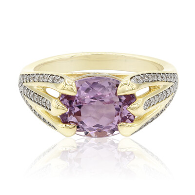 9K Patroke Kunzite Gold Ring