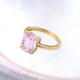 9K Kunzite Gold Ring