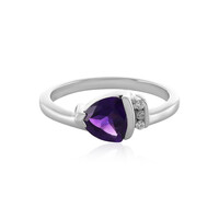 Siberian Amethyst Silver Ring