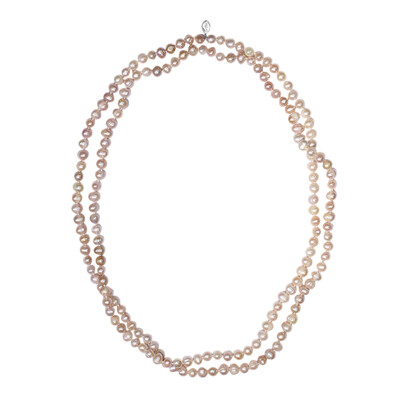 Freshwater pearl Silver Necklace (TPC)