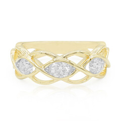 9K SI1 (G) Diamond Gold Ring