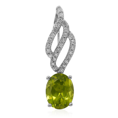 Peridot Silver Pendant