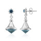 Sky Blue Topaz Silver Earrings (Remy Rotenier)