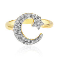 9K SI1 (G) Diamond Gold Ring