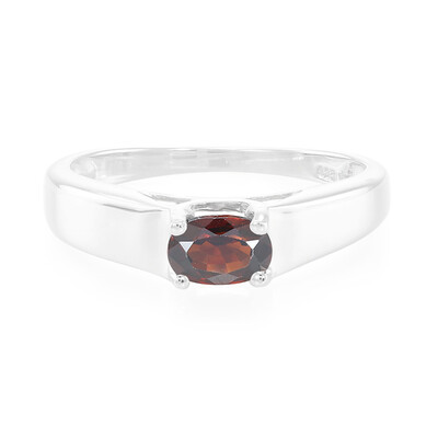 Chocolate Zircon Silver Ring