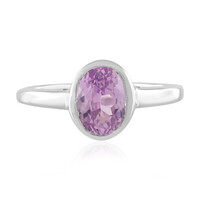 Kunzite Silver Ring