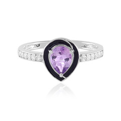 Rose de France Amethyst Silver Ring