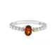 Madeira Citrine Silver Ring (Granulieren)