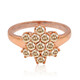 9K SI1 Argyle Rose De France Diamond Gold Ring (Annette)