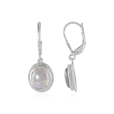 Labradorite Silver Earrings (MONOSONO COLLECTION)