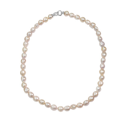 Freshwater pearl Silver Necklace (TPC)