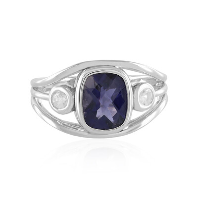 Iolite Silver Ring