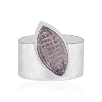 Rose de France Amethyst Silver Ring