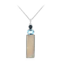 Mother of Pearl Silver Necklace