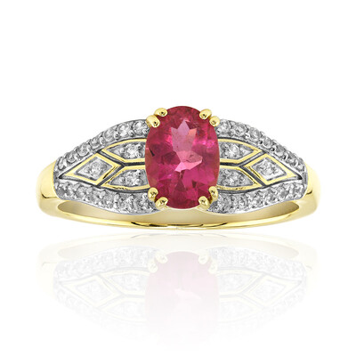 9K Nigerian Rubellite Gold Ring (Mark Kaufman)