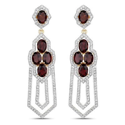 14K AAA Brazilian Pink Tourmaline Gold Earrings (SUHANA)