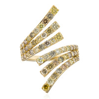 14K SI2 Fancy Diamond Gold Ring (CIRARI)