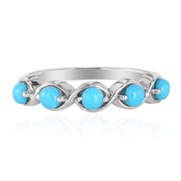 Sleeping Beauty Turquoise Silver Ring