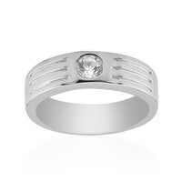 White Topaz Silver Ring