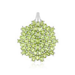 Peridot Silver Pendant