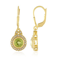 Sphene Silver Earrings