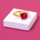 Madagascar Ruby Silver Ring