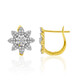 18K IF (D) Diamond Gold Earrings (Annette)