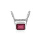 Madagascar Ruby Silver Pendant